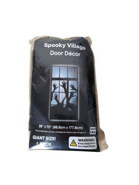 Spooky Village Halloween Shadow Hands Door Decor Hanging Silhouette Cover